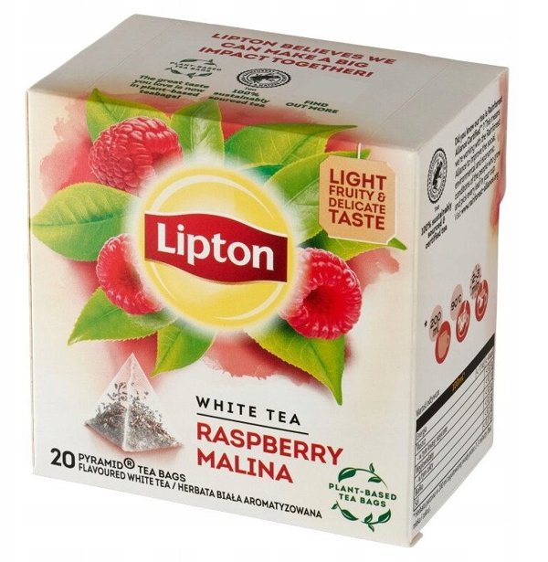 Λευκό Αρωματικό Τσάι Lipton Σμέουρο 20x1,5g