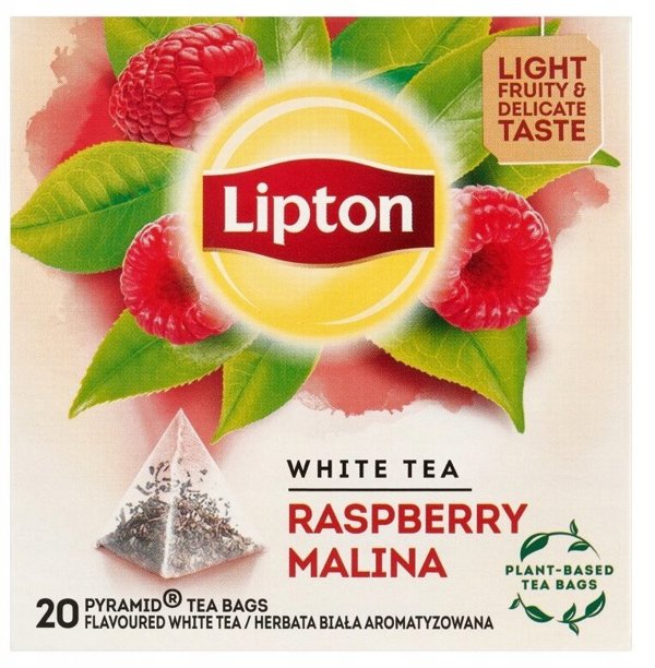 Λευκό Αρωματικό Τσάι Lipton Σμέουρο 20x1,5g