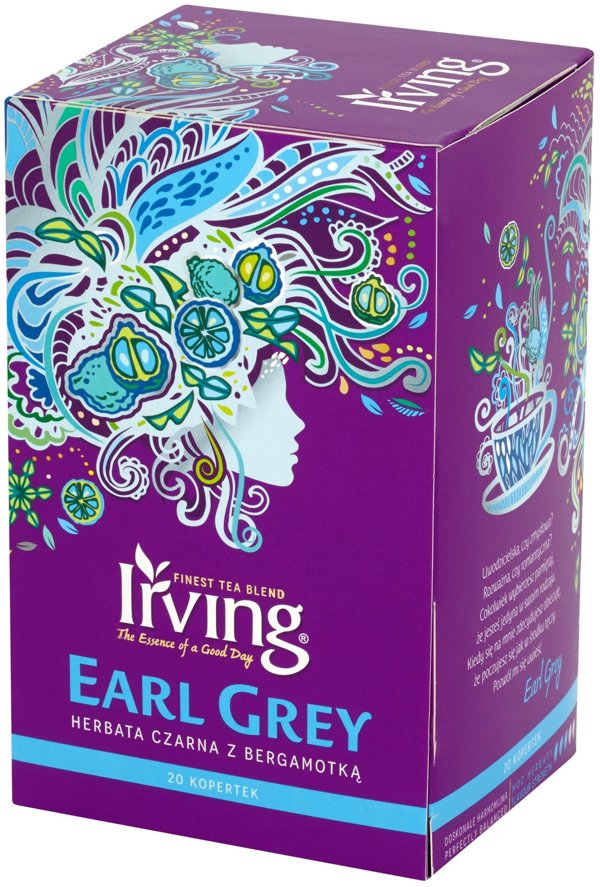 Herbata czarna Irving Earl Grey koperty 20x1,5g