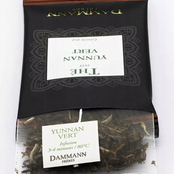 Herbata zielona Dammann Yunnan Vert 24 saszetek