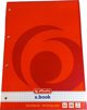 Herlitz Herlitz 733436 σημειωματάριο A4 100 φύλλα Κόκκινο, Λευκό