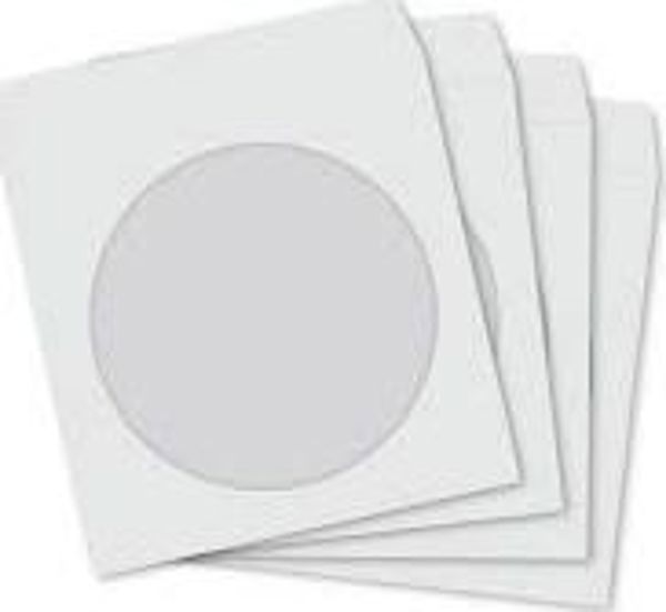 Φάκελοι Herlitz Για CD/DVD Με Παράθυρο, Αυτοκόλλητοι, Λευκοί, 1000 Τεμάχια