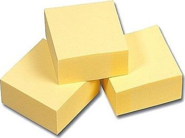 Herlitz Αυτοκόλλητα Σημειωματάκια Esselte 40x50mm, Κίτρινα, 3 Τεμάχια x 100 Φύλλα