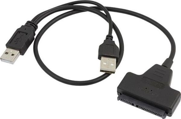 Προσαρμογέας καλωδίου Hertz SSD HDD SATA - USB 2.0 (AK296)