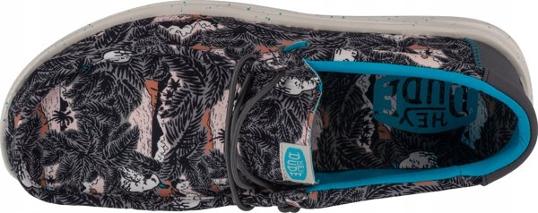 HEY DUDE Hey Dude Wally H2O Tropical 40702-0HI Czarne 43