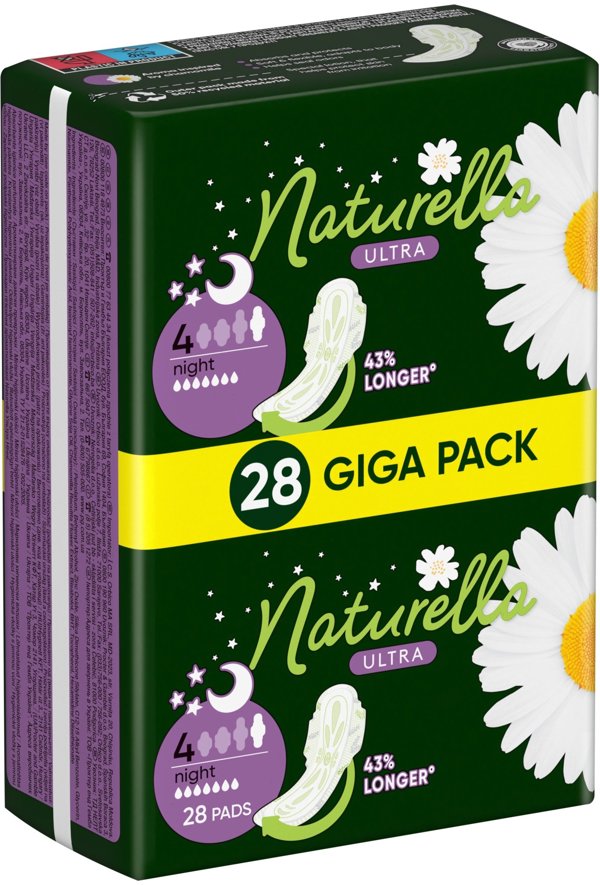 Σε σερβιέτες Naturella Ultra Night, 28 τεμ