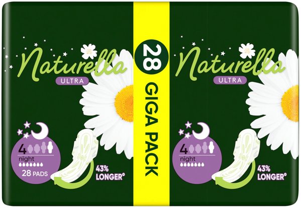 Σε σερβιέτες Naturella Ultra Night, 28 τεμ