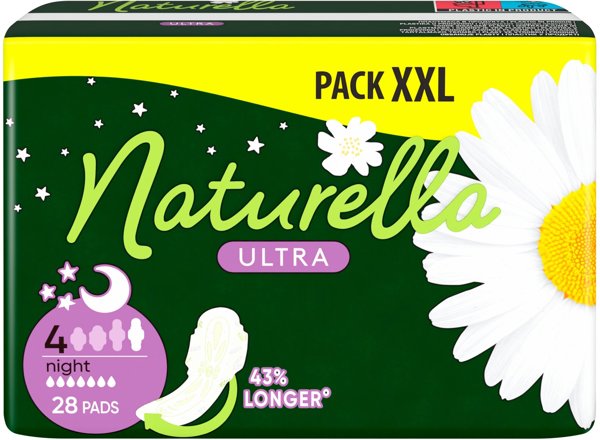 Σε σερβιέτες Naturella Ultra Night, 28 τεμ