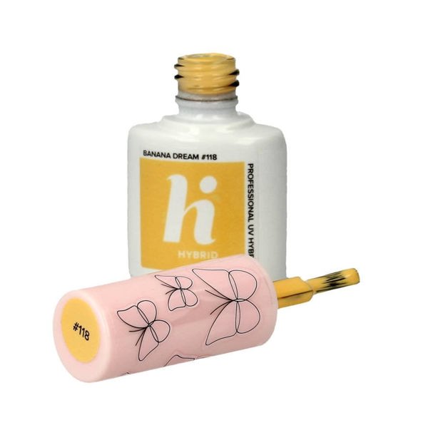 Hi Hybrid Hi Hybrid Βερνίκι υβριδικό Butterfly #118 Banana Dream 5ml