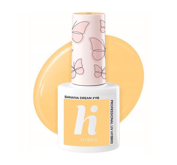 Hi Hybrid Hi Hybrid Βερνίκι υβριδικό Butterfly #118 Banana Dream 5ml