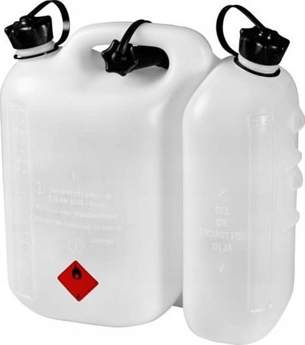 Πλαστική δεξαμενή καυσίμου Hikoki 5 L και λιπαντικού λαδιού 3 L HiKOKI