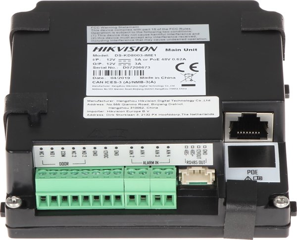 ΜΟΝΑΔΑ ΘΥΡΟΤΗΛΕΦΩΝΟΥ VIDEO Hikvision DS-KD8003-IME1(B)/SURFACE/EU Hikvision