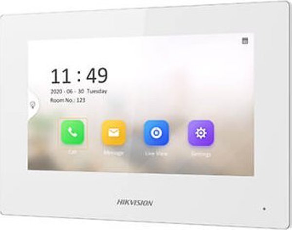 Hikvision DS-KH6320-LE1(B)/W Θυροτηλεόραση IP 7 ιντσών, Λευκό