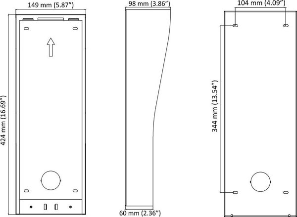 Προστατευτικό Περίβλημα Hikvision DS-KAB11-D Για Αναγνώστες Καρτών (8037016)