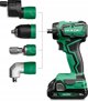 Hikoki HIKOKI ΚΑΤΣΑΒΙΔΙ 18V DS18DDQWRZ 55Nm 2x2,0Ah BL ΑΝΤΑΛΛΑΚΤΙΚΕΣ ΚΕΦΑΛΕΣ HITSYSTEM