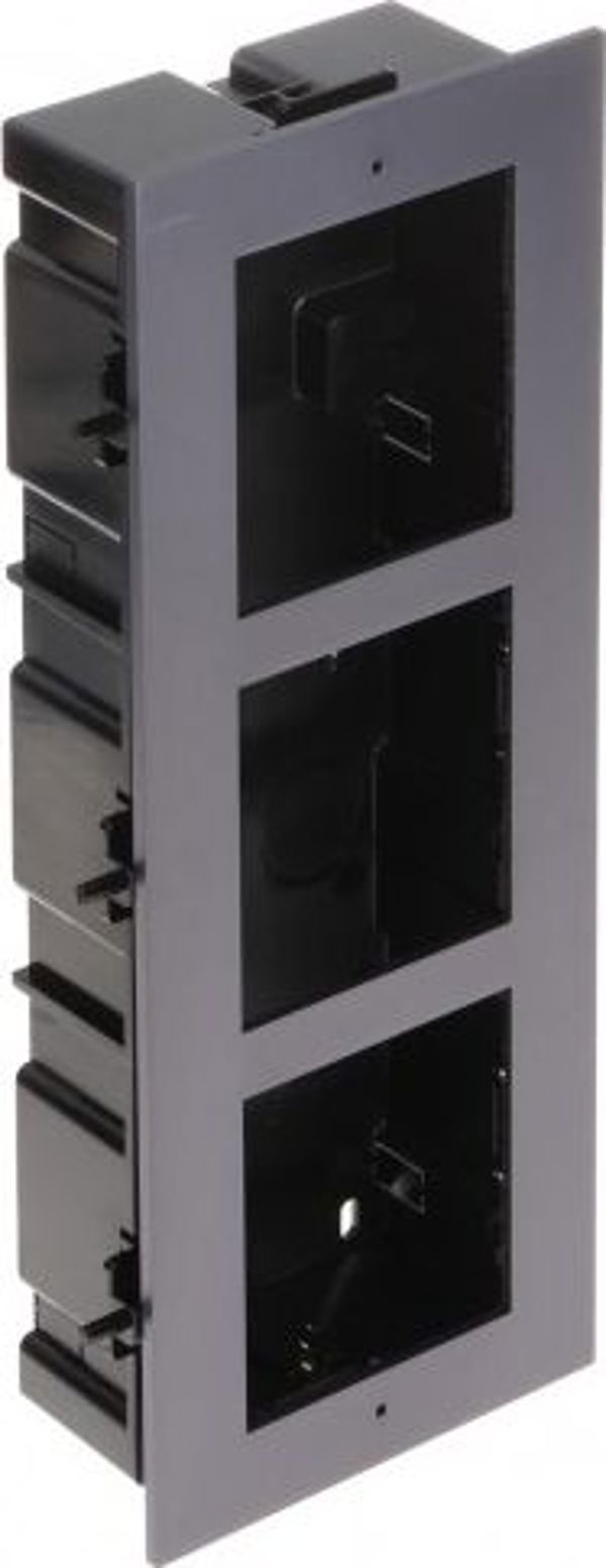 Hikvision DS-KD-ACF3 Χωνευτό Περίβλημα Ενδοεπικοινωνίας για 3 Μονάδες
