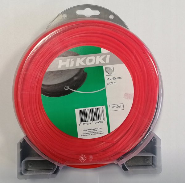 Κεφαλή χλοοκοπτικού Hikoki, τετράγωνη γραμμή 2.4mm HITACHI 69 m