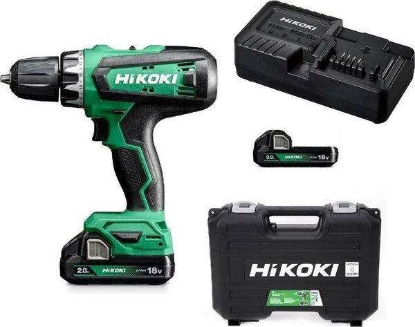 Hikoki DS18DF WCZ Δραπανοκατσάβιδο Μπαταρίας 18V με LED, Τσοκ Χωρίς Κλειδί & Ρυθμιζόμενη Ροπή 22 Θέσεων