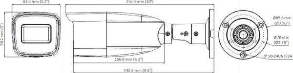 Hikvision AHD, HD-CVI, HD-TVI, PAL KAMERA DS-2CE19D0T-VFIT3F(2,8-12MM)(C) – 1080p 2,7 ... 13,5 mm Hikvision