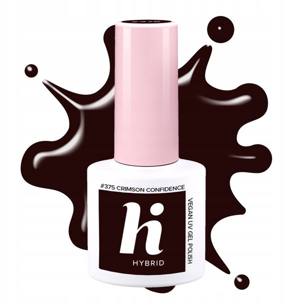 Hi Hybrid Βερνίκι Νυχιών Ημιμόνιμο 375 Red Confidence It Girl 5ml