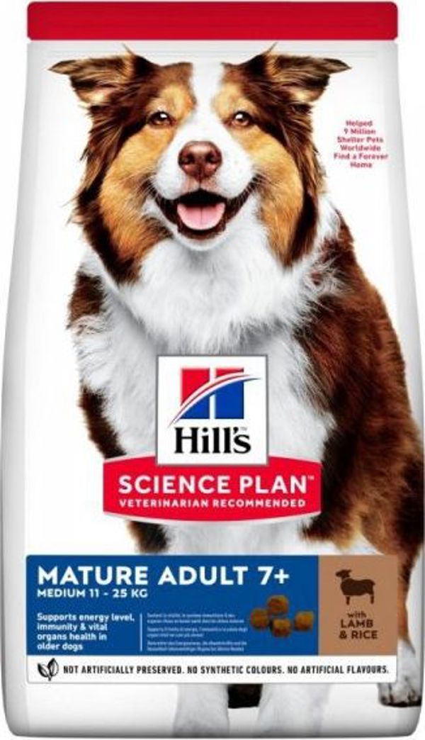 Hills  HILL'S Canine Mature Adult 7+ Lamb & Rice 14kg