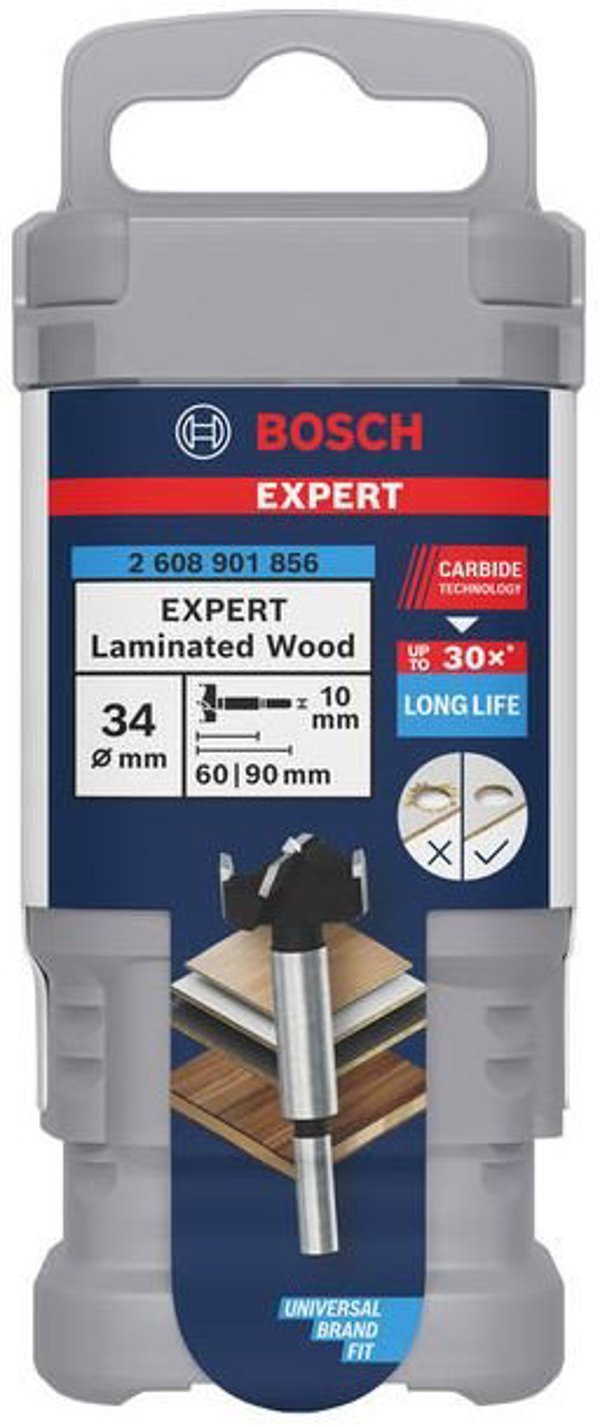 Κόπτης μεντεσέδων EXPERT Lam Wood 34mm
