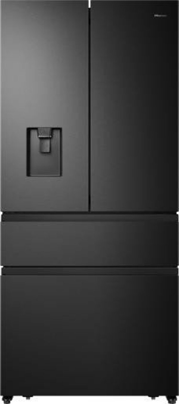 Hisense NoFrost 480 L ύψος 182 cm μαύρο - SBS ψυγείο