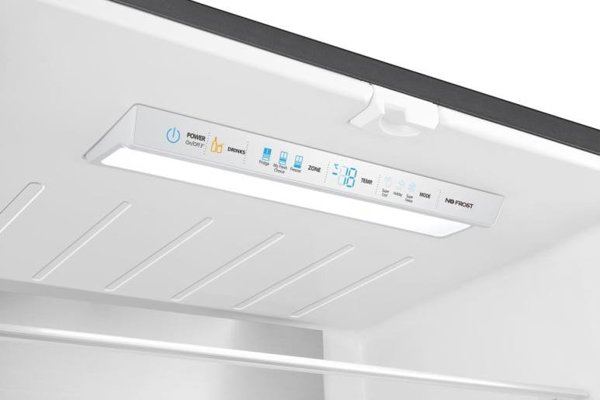 Hisense NoFrost 480 L ύψος 182 cm μαύρο - SBS ψυγείο