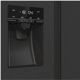 Ψυγείο Hisense NoFrost 566 L ύψος 179 cm μαύρο ατσάλι - SBS