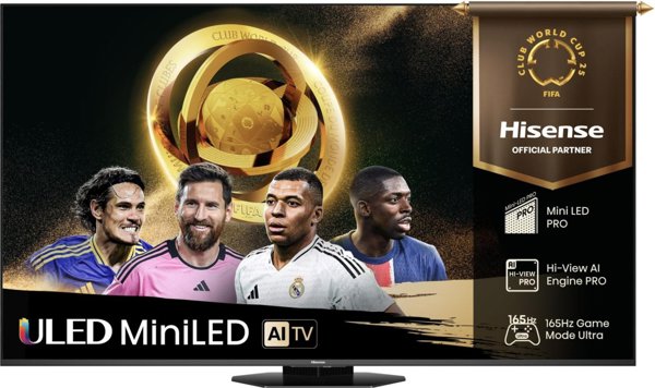 Hisense U8Q 55'' 4K UHD ULED Mini LED μαύρο - Τηλεόραση 55U8Q (6942351419220)