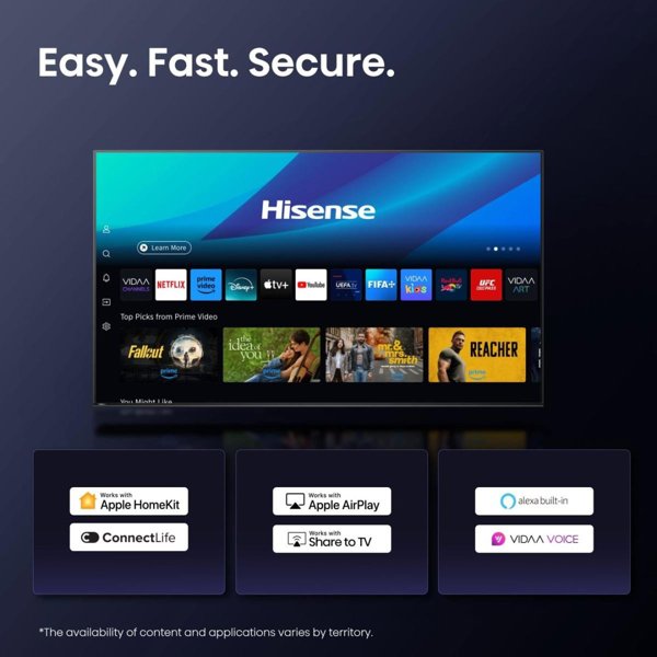 Hisense U8Q 55'' 4K UHD ULED Mini LED μαύρο - Τηλεόραση 55U8Q (6942351419220)