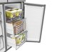 Hisense Cross Door No Frost 483 L ύψος 179 cm μαύρο - SBS Ψυγείο