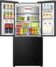 Hisense Cross Door No Frost 483 L ύψος 179 cm μαύρο - SBS Ψυγείο