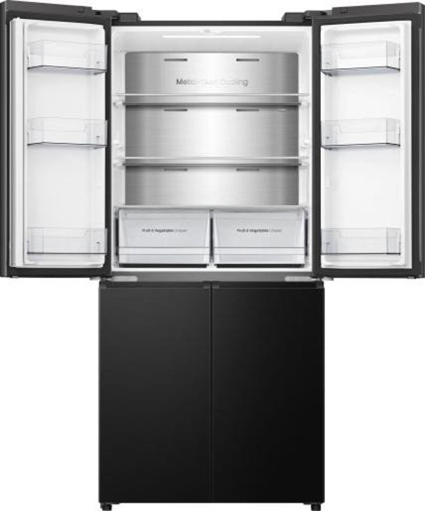 Hisense Cross Door No Frost 483 L ύψος 179 cm μαύρο - SBS Ψυγείο