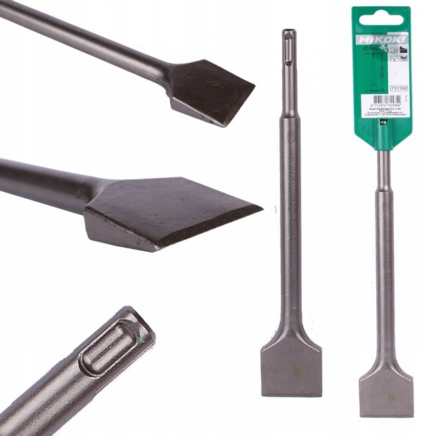 Hitachi Φαρδύ καλέμι 250x40mm με λαβή SDS-plus A751592