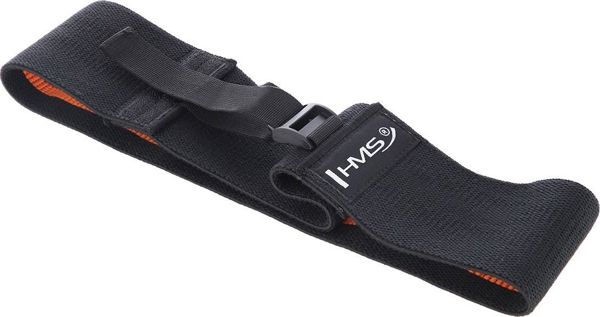 HMS Hip Band HBR10 Ελαστική Ζώνη Ισχίου Μεσαίας Αντίστασης, Μαύρο, 1τμχ