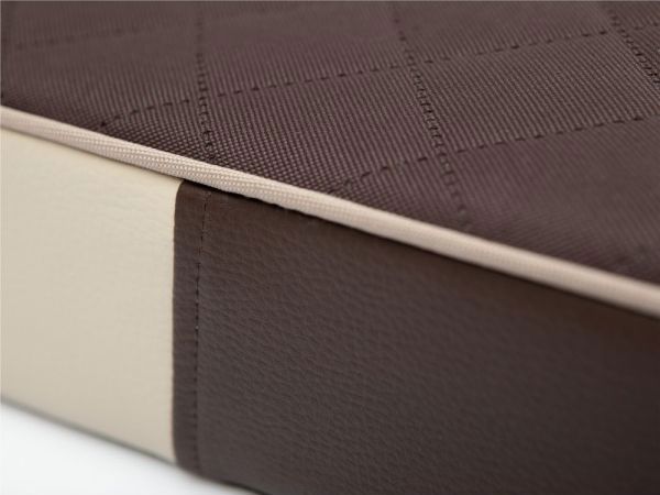 Hobbydog Στρώμα Premium Καφέ Kodura Με Καφέ Οικολογικό Δέρμα - L