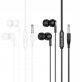 HOCO ενσύρματα ακουστικά Jack 3,5 mm με μικρόφωνο M124 μαύρα