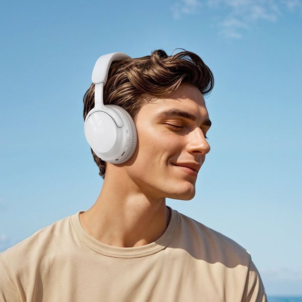 Ασύρματα ακουστικά bluetooth κεφαλής HOCO W53 λευκά