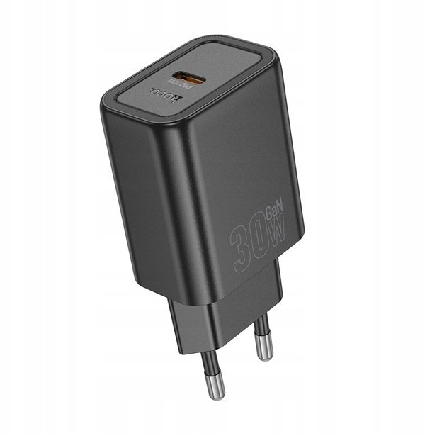 HOCO wall charger USB A+Type C PD QC3.0 3A 30W N63 black N63 black (6942007644358)