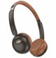 Hoco W62 Ασύρματα Ακουστικά Bluetooth Κεφαλής, Over-Ear, Καφέ