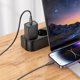 HOCO λαντοζάρα σιετζιοβά Typ C + κάμπελ Typ C ντο Lightning PD QC 30W N62 τσάρνα