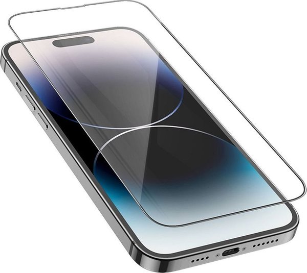 Hoco HOCO προστατευτικό γυαλί HD 5D Guardian shield (SET 10in1) - για iPhone 14 Pro μαύρο (G14)