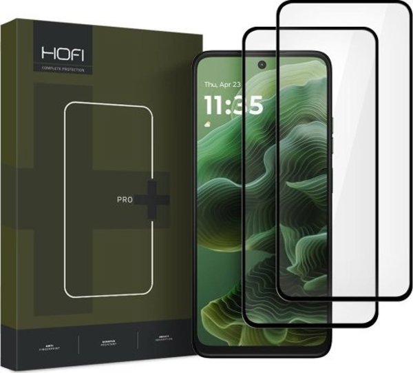 Hofi Γυαλί Προστασίας HARTOWANE HOFI GLASS PRO+ 2-Pack για MOTOROLA MOTO G35 5G Μαύρο