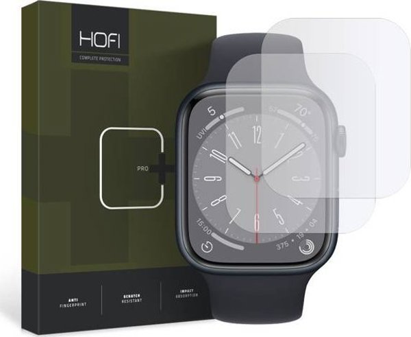 Hofi Hydroflex Pro+ Προστασία Οθόνης Υδρογελ για Apple Watch 4 / 5 / 6 / 7 / 8 / SE (44 / 45mm) - Διαφανές, 2 Τεμάχια