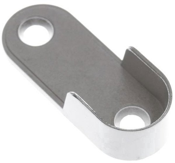 Jania Κρατητήρας Ραφιού Travers Οβάλ 30x15mm με Βίδα, Χρώμιο