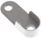 Jania Κρατητήρας Ραφιού Travers Οβάλ 30x15mm με Βίδα, Χρώμιο