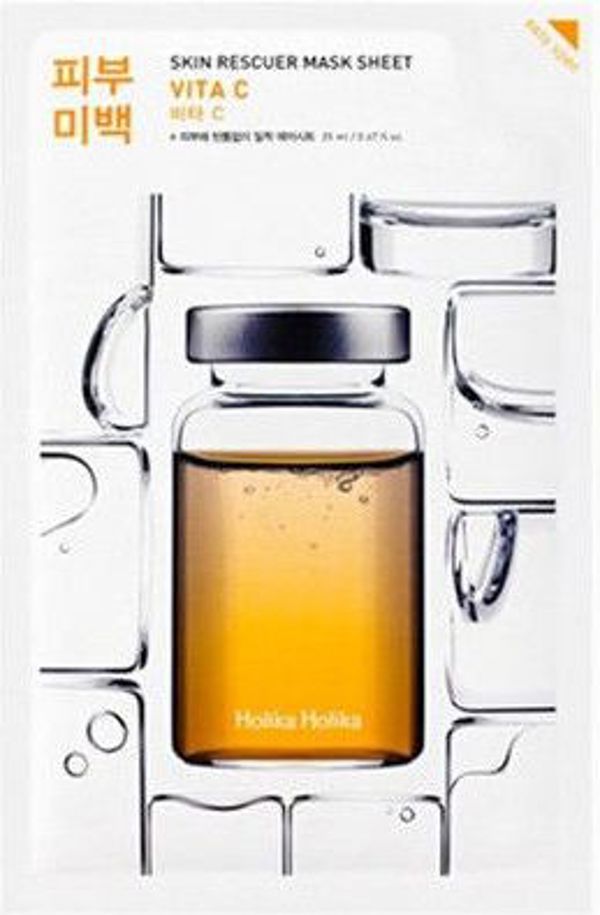 Holika Holika Skin Rescuer Mask Sheet Μάσκα σε φύλλο Vita C 1τμχ