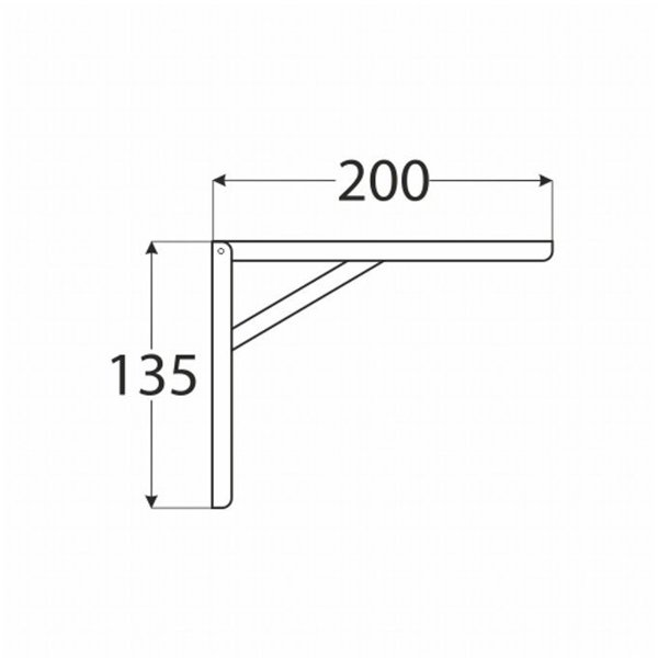 ΒΑΣΗ ΡΑΦΙΟΥ 200X135X30 CR 5901
