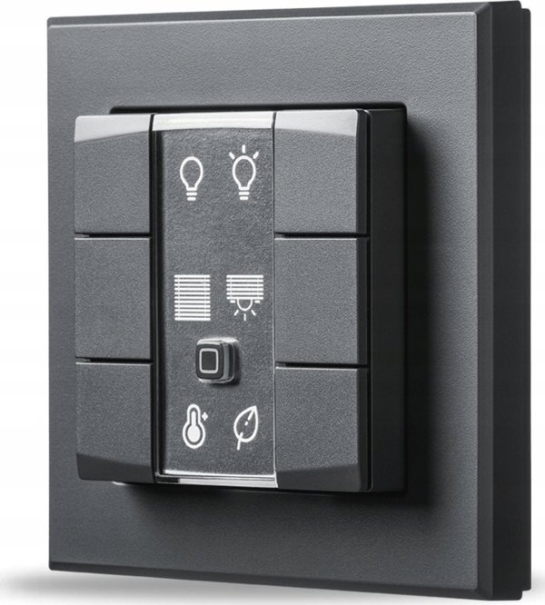 HomeMatic IP Homematic IP Επιτοίχιος Διακόπτης - 6-πλός, ανθρακί